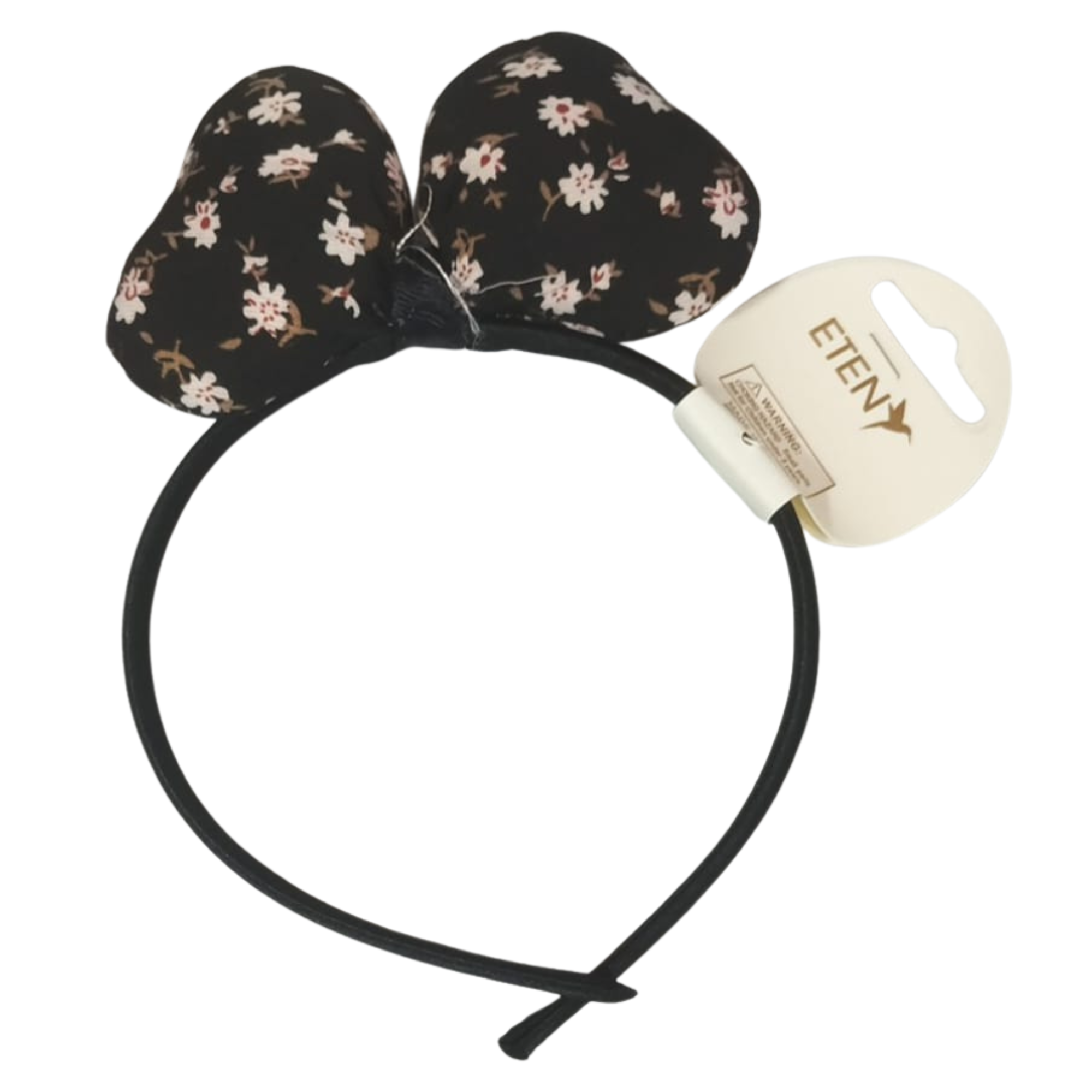 Girls' floral bow headband, Soft and lightweight headband Elegant floral print bow design Comfortable for all-day wear Gentle on children's hair and scalp