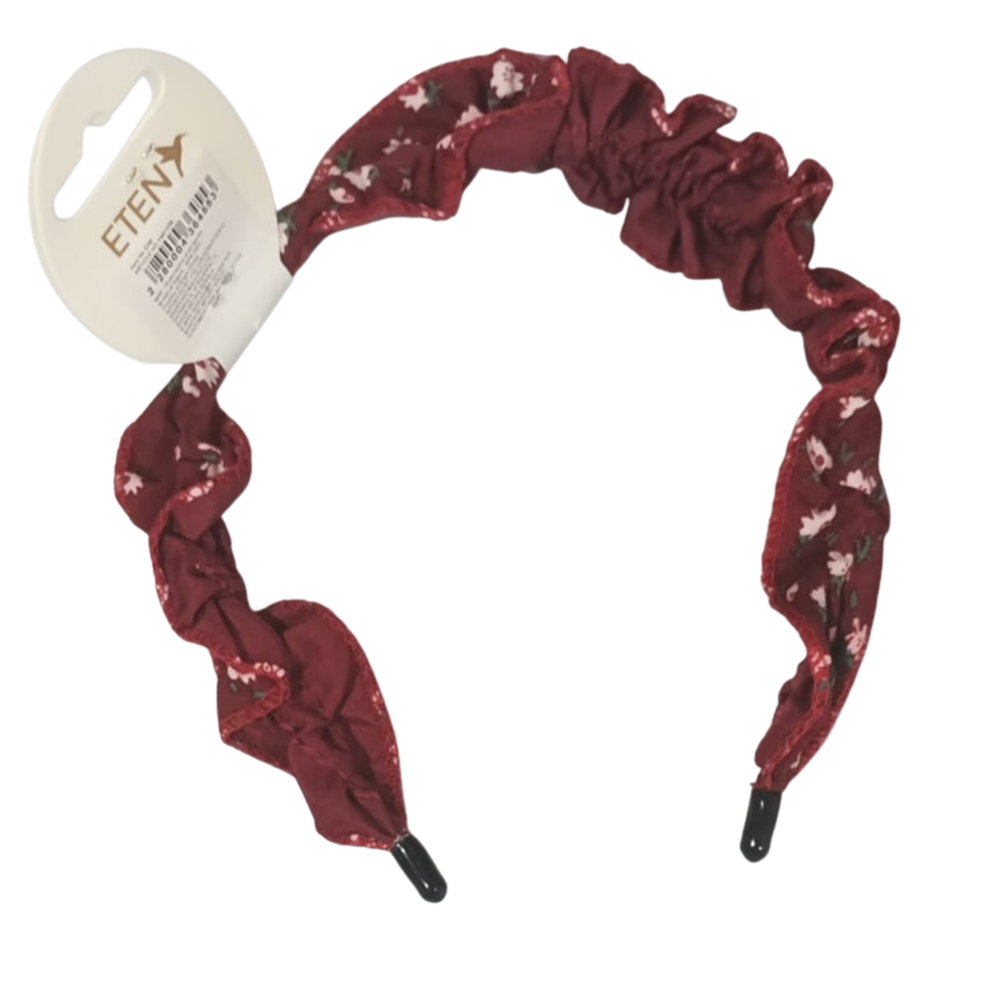 Girls' Floral Ruched Fabric Headband – | Soft & Comfortable Hair Accessory| Elegant floral print | Lightweight and comfortable for all-day wear | Smooth inner band for a secure fit.
