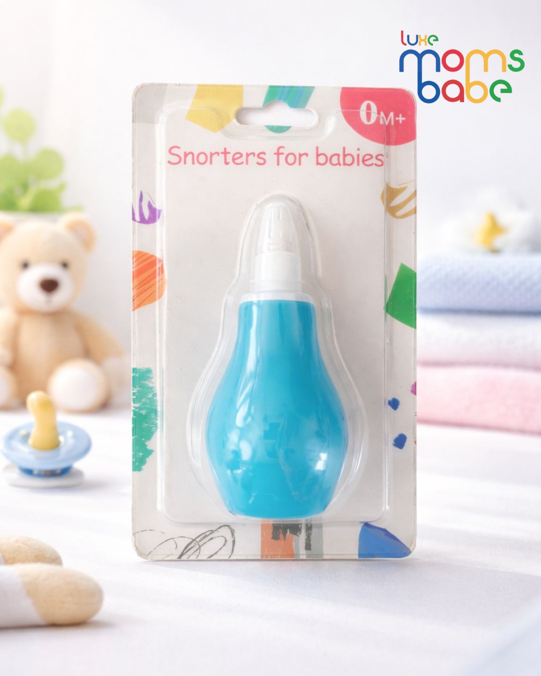 Baby Nasal Aspirator (Nose Cleaner / Snorter for Babies) Luxe Moms Babe