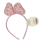 Girls' floral bow headband, Soft and lightweight headband Elegant floral print bow design Comfortable for all-day wear Gentle on children's hair and scalp