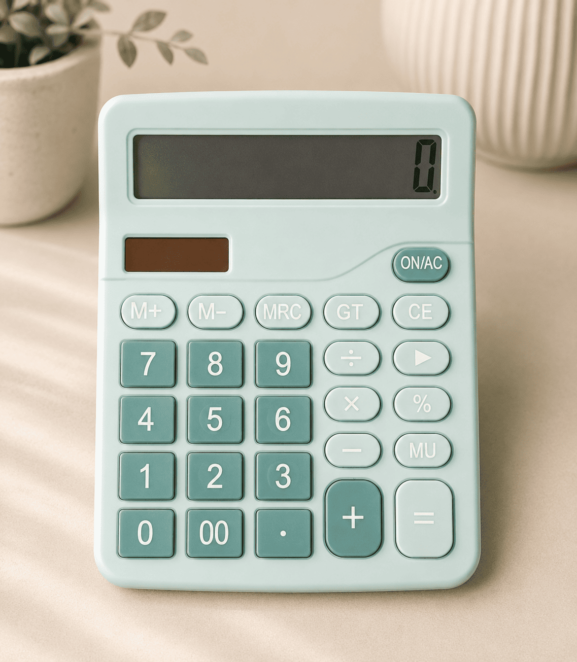 Calculator-Soft Blue Pocket Calculator, Cute Calculator, Pastel Calculator, Mint Green Calculator,