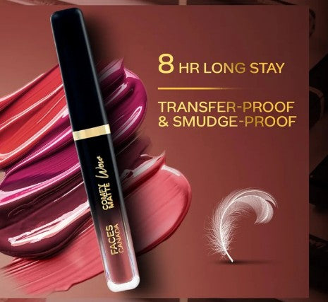 FACESCANADA Comfy Matte Wow Liquid Lipstick - Cocoa Crush 07,