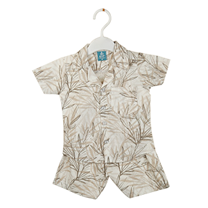 Baby Boy Cotton Summer Set – Short Sleeve (L) | Cotton short sleeve set  Lightweight baby set | Soft cotton outfit | Size L baby clothes | Boys’ summer top and shorts | Baby boy casual wear | Toddler size L outfit