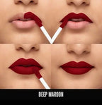 LAKMÉ 9To5 Primer + Matte Liquid Lip Color Mr4 Deep Maroon