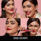 LAKMÉ 9To5 Primer + Matte Liquid Lip Color Mr4 Deep Maroon