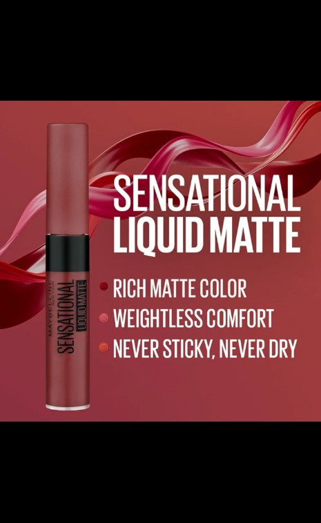 Maybelline New York Sensational Liquid Matte Lipstick