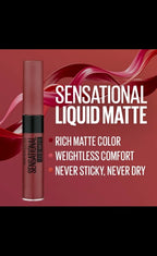 Maybelline New York Sensational Liquid Matte Lipstick