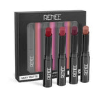 RENEE Very Matte - Pack of 4 Matte Lipstick
