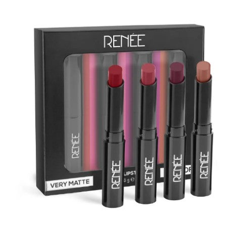 RENEE Very Matte - Pack of 4 Matte Lipstick