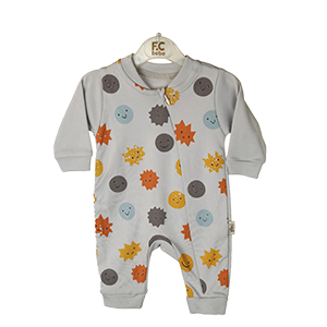 Baby Unisex Onesie Dress ( 0 - 3 ) | Breathable cotton baby wear | Skin-friendly newborn dress | Easy snap button onesie | Soft fabric baby romper|