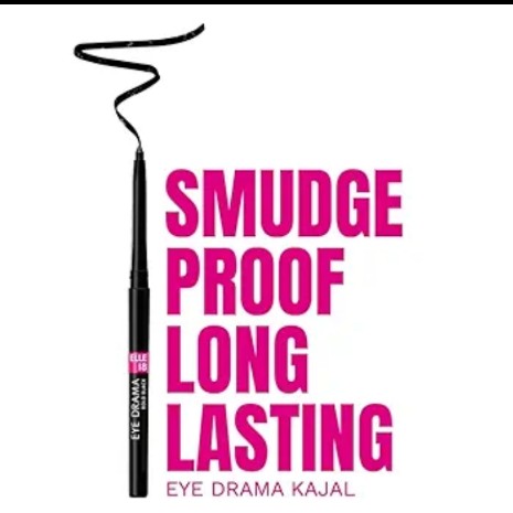 Elle 18 Eye Drama Kajal, Matte Finish,