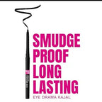 Elle 18 Eye Drama Kajal, Matte Finish,