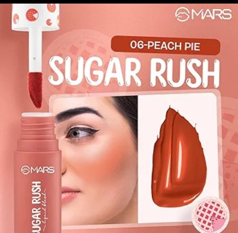 MARS Sugar Rush Liquid Blush (4.5ml) (06-PEACH PIE)