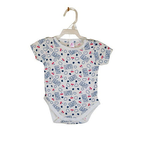 Baby Bodysuit – 1-Pack | Soft Cotton with Printed Designs (6-12M)