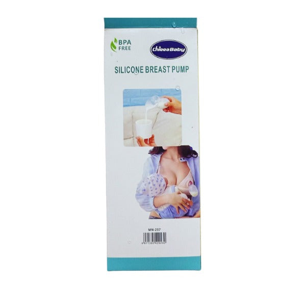 Silicone Breast Pump for Moms – Chieeababy BPA-Free, Manual & Portable