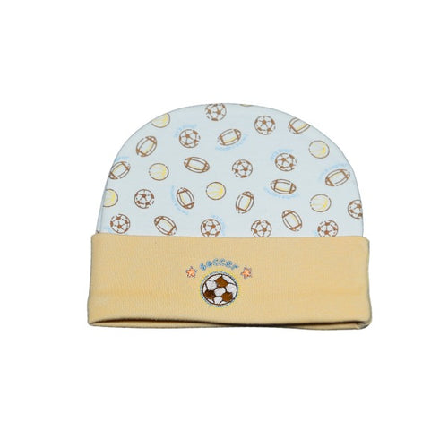 Baby Hat Cap 2-Pack – Soft Cotton, Unisex (0–9 Months)