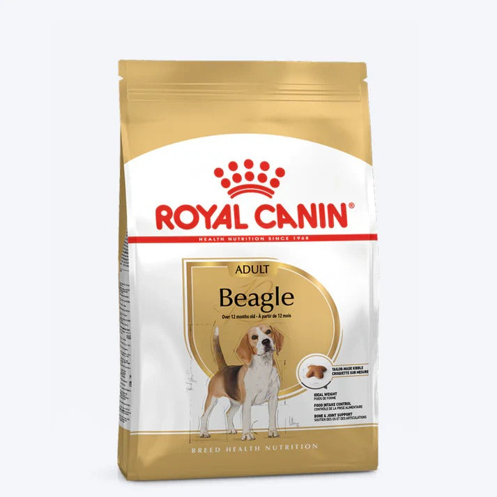 Royal Canin Beagle Adult Dog Dry Food,Adult dog dry food, Breed-specific dog kibble, High protein dog food, Digestible dog food, Premium dog nutrition, Complete balanced adult dog diet