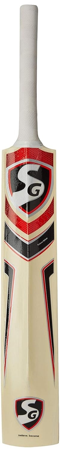 SG Max Cover Kashmir Willow Cricket Bat ( Size: Size 6,Leather Ball )