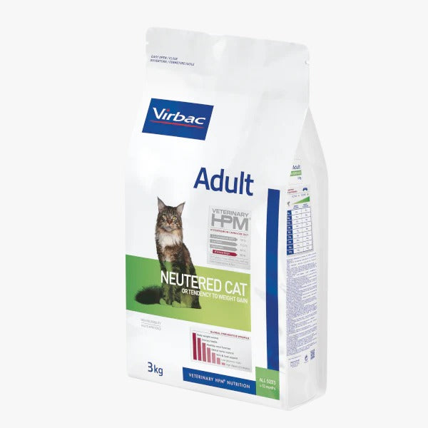 Virbac Adult Neutered Cat Dry Food,Healthy adult cat food, Premium cat food, Nutrient-rich cat food, Weight management cat food, Urinary health cat food, Balanced diet cat food