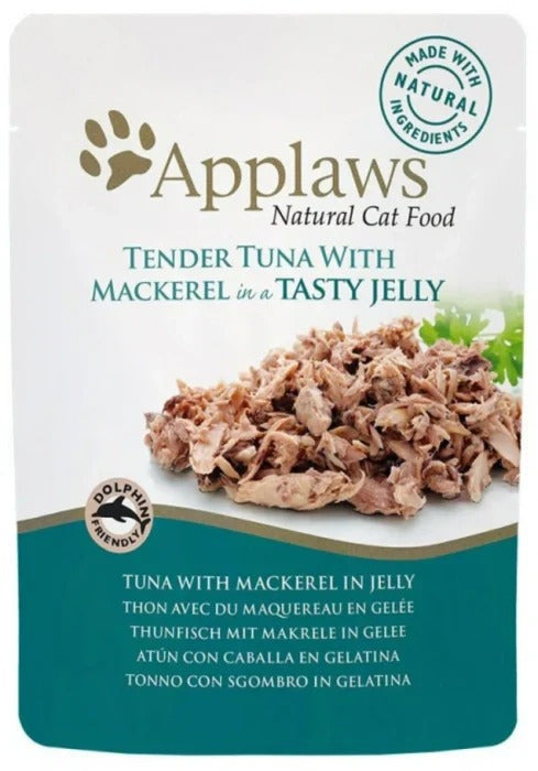 Applaws Tasty Jelly Cat Wet Food,High-protein cat food, Premium cat food, Grain-free cat food, Additive-free cat food, Natural cat food, Soft jelly cat food