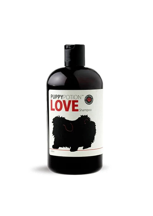 Puppy Potion Love Shampoo for Dogs,dog sensitive skin shampoo, gentle dog shampoo, oatmeal dog shampoo, pet grooming shampoo, sulfate‑free dog wash, paraben‑free canine shampoo