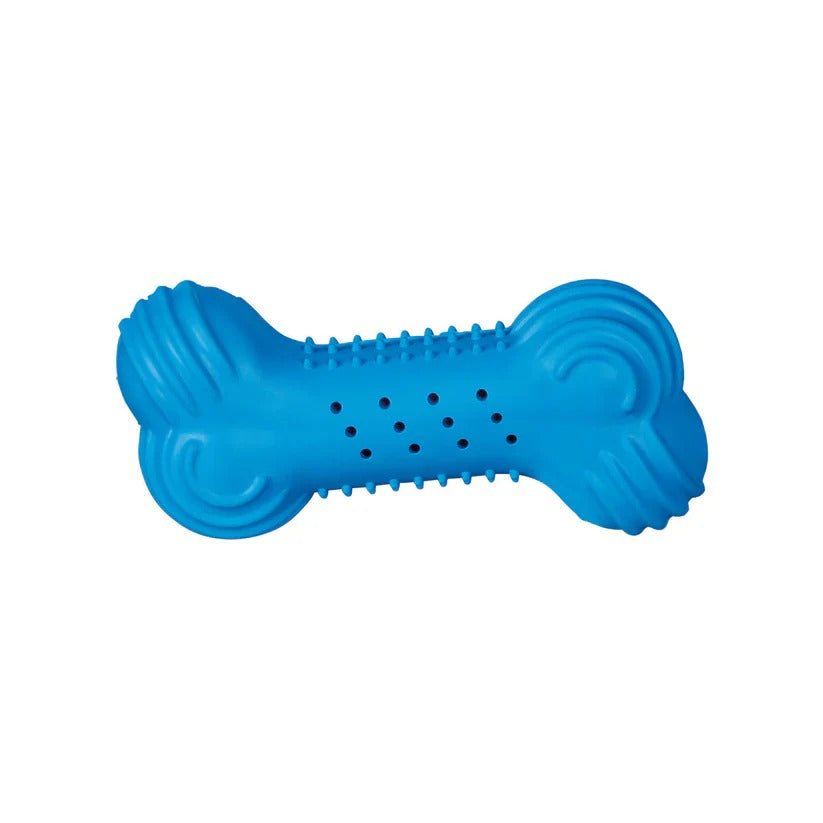 Trixie Cooling Bone Natural Rubber Toy for Dogs-Blue