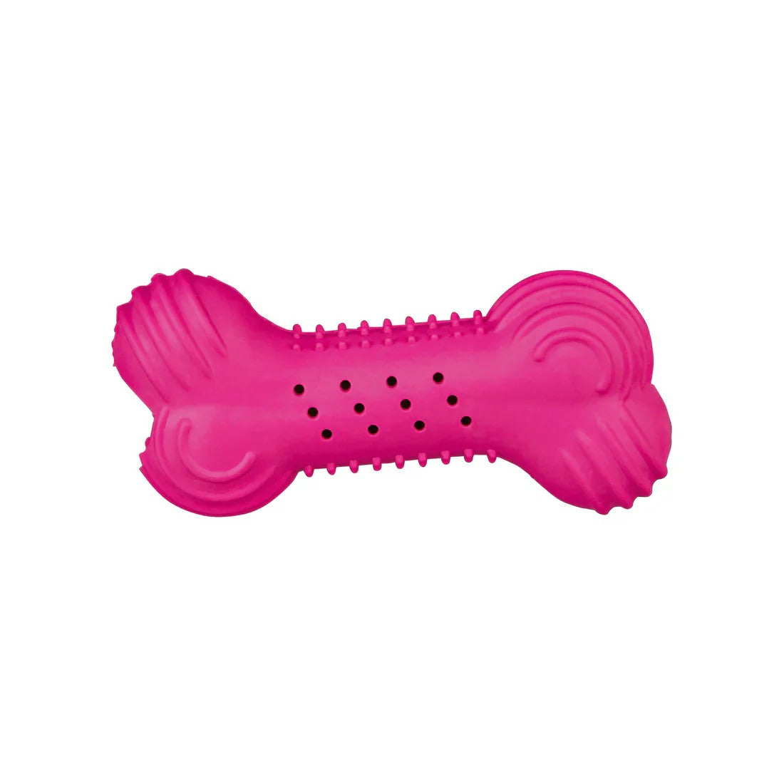 Trixie Natural Rubber Rustling Bone Toy for Dogs-Purple