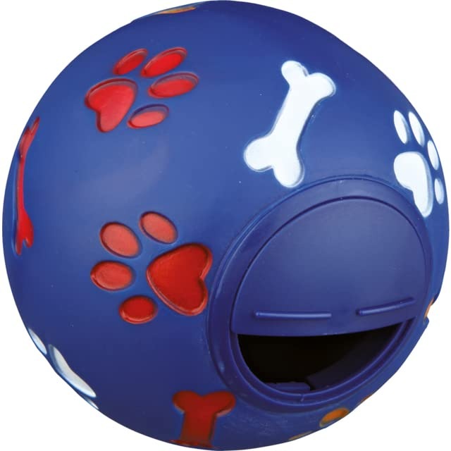 Trixie Snack Ball Interactive Dog Toy-Blue