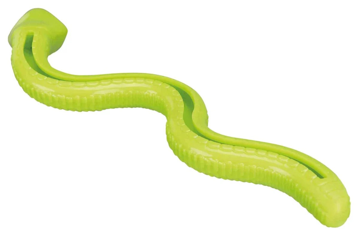 Trixie Thermoplastic Rubber Snack Snake Toy for Dogs