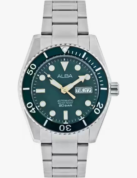 Alba Green Dial Mechanical AL4287X1