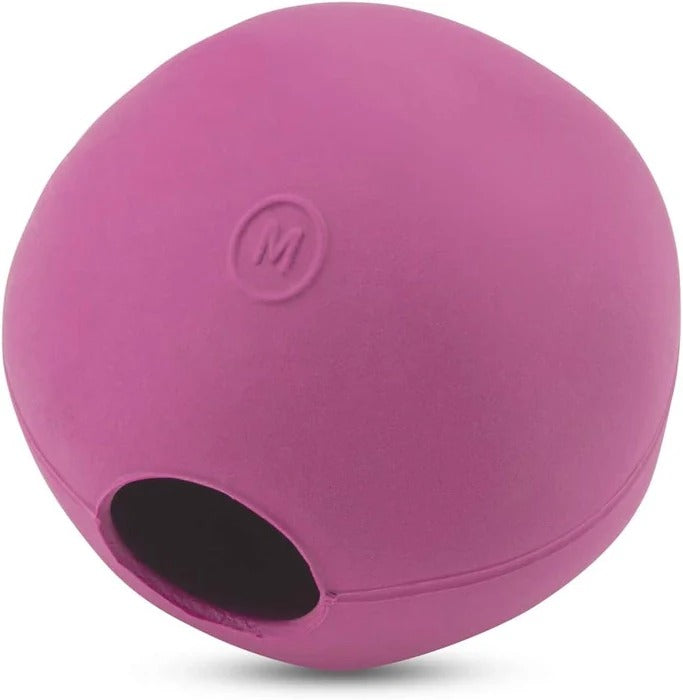 Beco Rubber Ball Chew Toy for Dogs-Purple