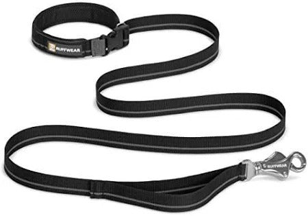 Ruffwear Flat Out Leash for Dogs-Obsidian Black