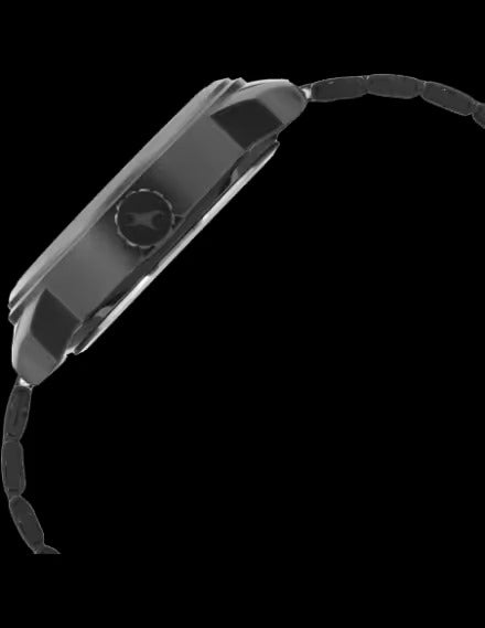 Fastrack Quartz Analog Black Dial Stainless Steel Strap Watch