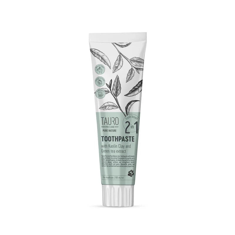 Tauro Pro Line Pure Nature Toothpaste with White Clay (kaolin) Zeolite and for Dogs and Cats