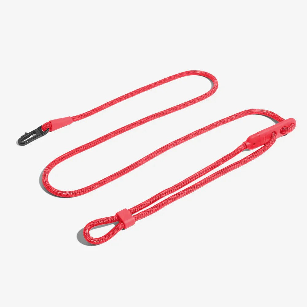 Zee Dog Handsfree Leash for Dogs- Neon Coral