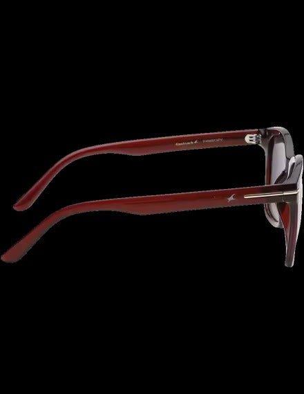 Sunglasses - Fastrack Black Square Polarized Sunglasses for Men and Women | Unisex outdoor sunglasses | Casual fashion sunglasses | Driving polarized sunglasses | Beach polarized eyewear | Sports polarized sunglasses | Everyday sunglasses polarized