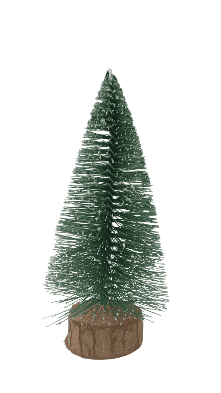 Christmas Tree Mini Snow-Covered  | Small Artificial Frosted Xmas Tree for Tabletop Holiday Decoration