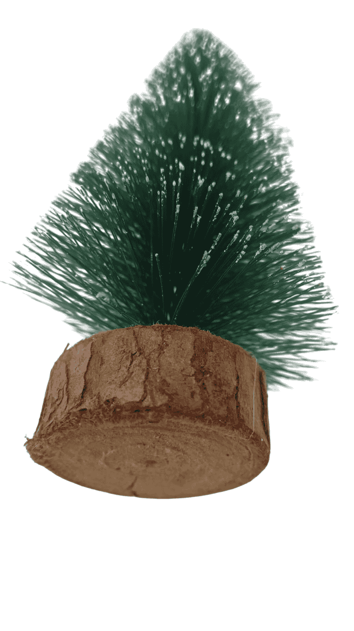 Christmas Tree Mini Snow-Covered  | Small Artificial Frosted Xmas Tree for Tabletop Holiday Decoration