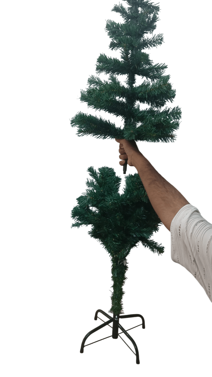 Christmas Tree Artificial  4 Feet | Pre-Lit or Unlit Holiday Tree | Festive Indoor Decoration for Home, Office & Party