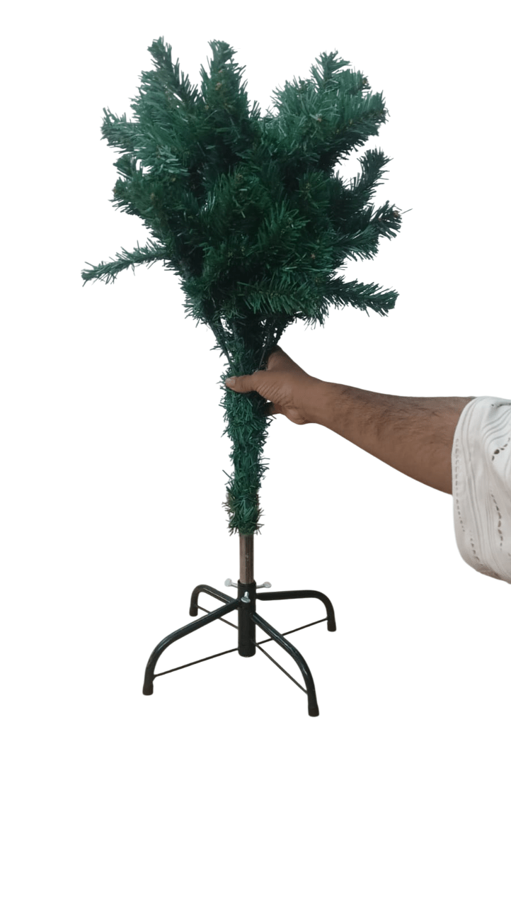 Christmas Tree Artificial  4 Feet | Pre-Lit or Unlit Holiday Tree | Festive Indoor Decoration for Home, Office & Party