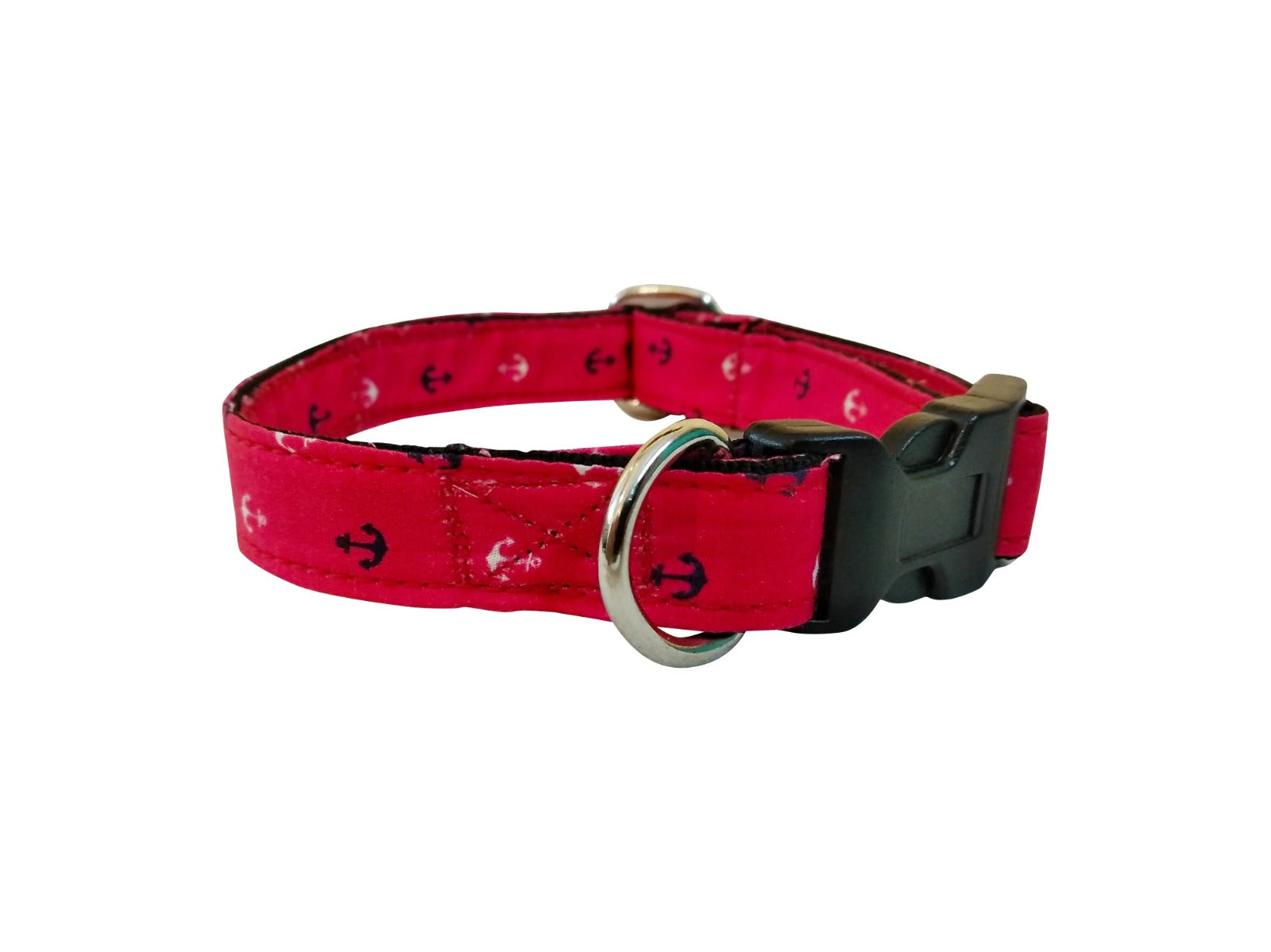 Pet Glam Collar for Dogs-Anchor Red