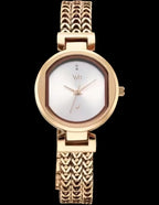 Fastrack Vyb 6.0 Seeker Quartz Silver Round Dial Women's Watch