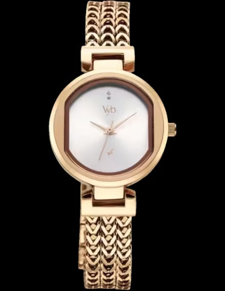 Fastrack Vyb 6.0 Seeker Quartz Silver Round Dial Women's Watch