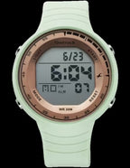 Fastrack StreetStyle Digital Dial Green Polyether Strap Watch For Unisex.