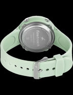 Fastrack StreetStyle Digital Dial Green Polyether Strap Watch For Unisex.