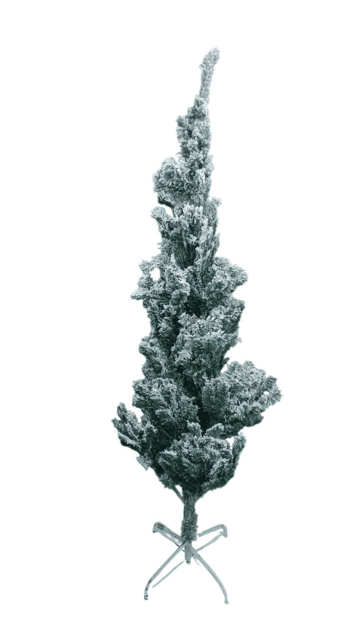 Christmas Tree |6-Foot Snow Flocked mas tree | Artificial Holiday Tree for Indoor Decoration | Perfect for Home, Office & Party Decor