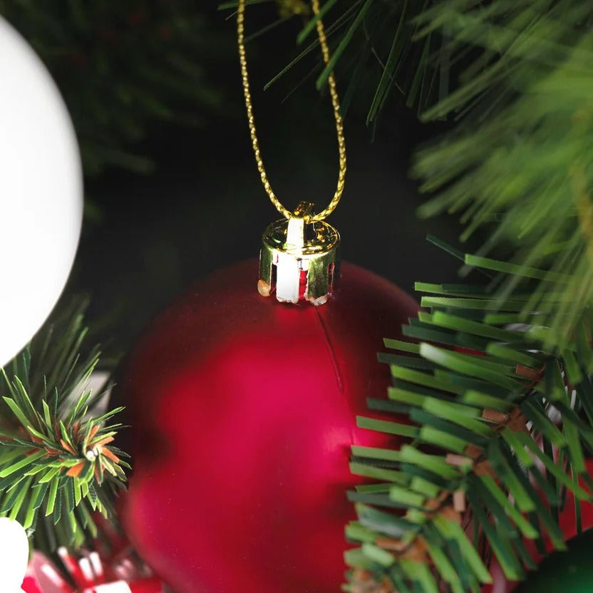 Christmas Tree Ornaments – Pack of 10 | Hanging Decorations for Xmas Trees | Festive Holiday Decoration