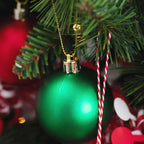Christmas Tree Ornaments – Pack of 10 | Hanging Decorations for Xmas Trees | Festive Holiday Decoration