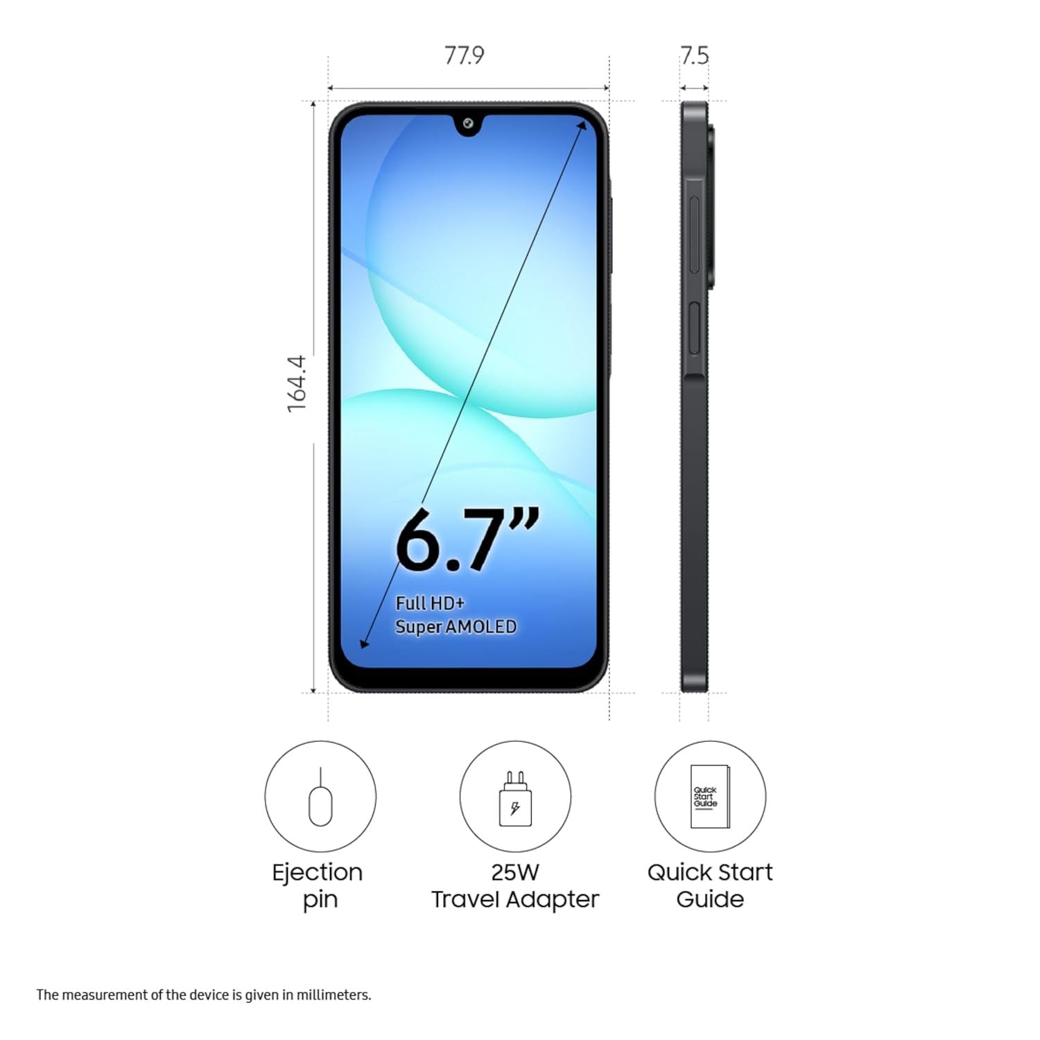 'SAMSUNG - MOBILE PHONE - A176B GALAXY A17 5G 8GB 256GB |BLACK|