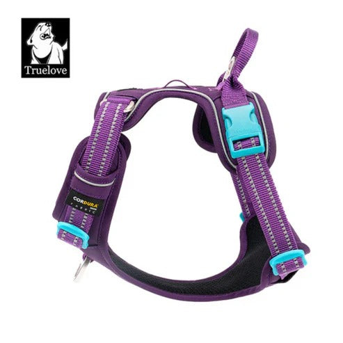 True Love No Pull Cordura Harness For Dogs-Purple